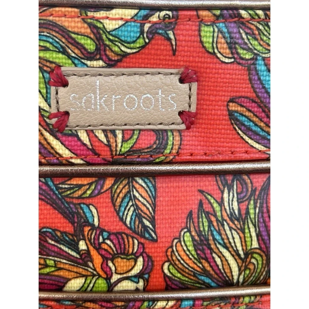 Sakroots Birds‎ of Paradise Crossbody Metro Bag Handbag Boho Festival Purse